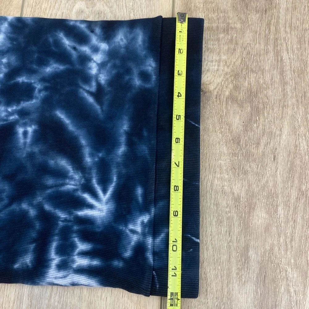 NSF | Lyla | Ombré Tie Dye Ribbed Knit Midi Skirt - Picture 9 of 13